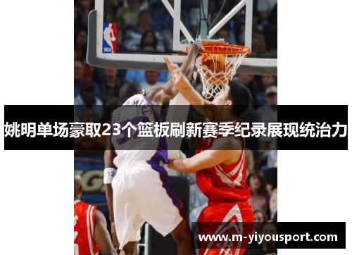 姚明单场豪取23个篮板刷新赛季纪录展现统治力