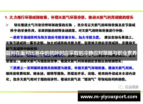 裁判在面对比赛中的挑衅时应采取的冷静应对策略与职业素养